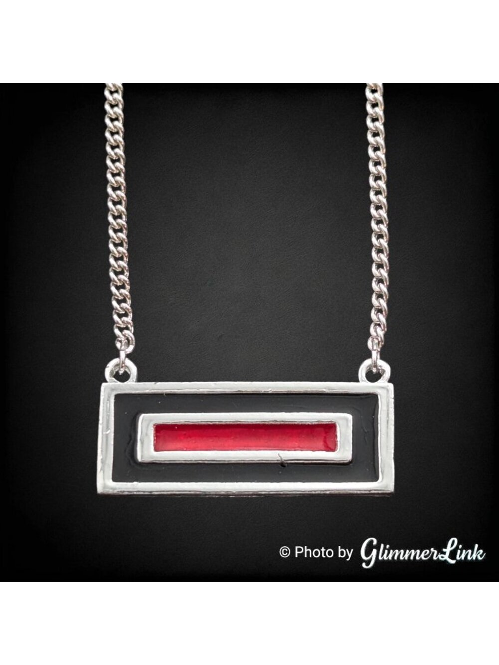 Vintage Sarah Coventry 1978 Coventry Square Choker Red Black Enamel Necklace